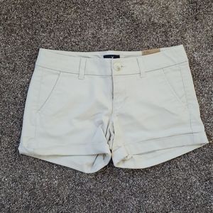 Cream/ivory midi shorts